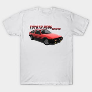 Toyota AE86 Sprinter Trueno Red T-Shirt